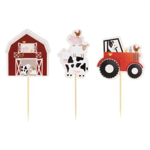 Farm Yard Friends Cupcake Toppers